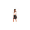 Jupe longue simili cuir noir Paloma 